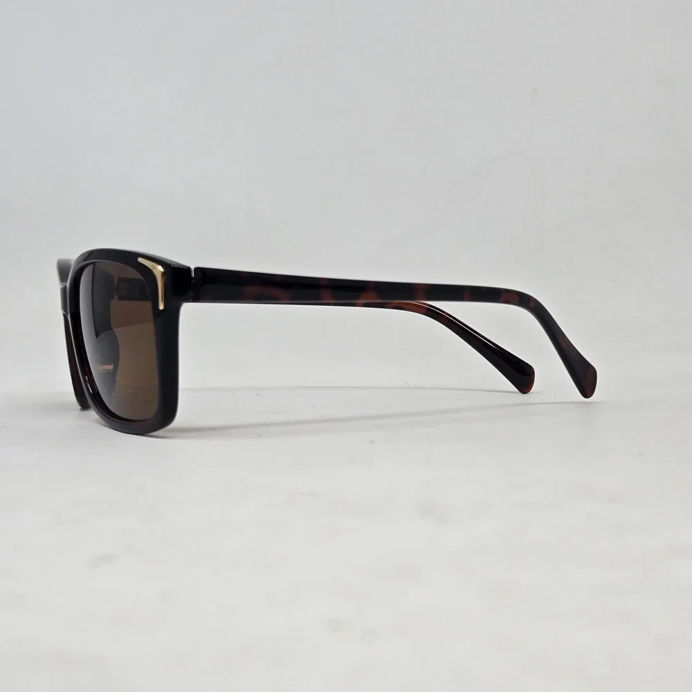 Kirkland Signature M29 Tortoise Shell Rectangular Sunglasses Italy 54-18-142